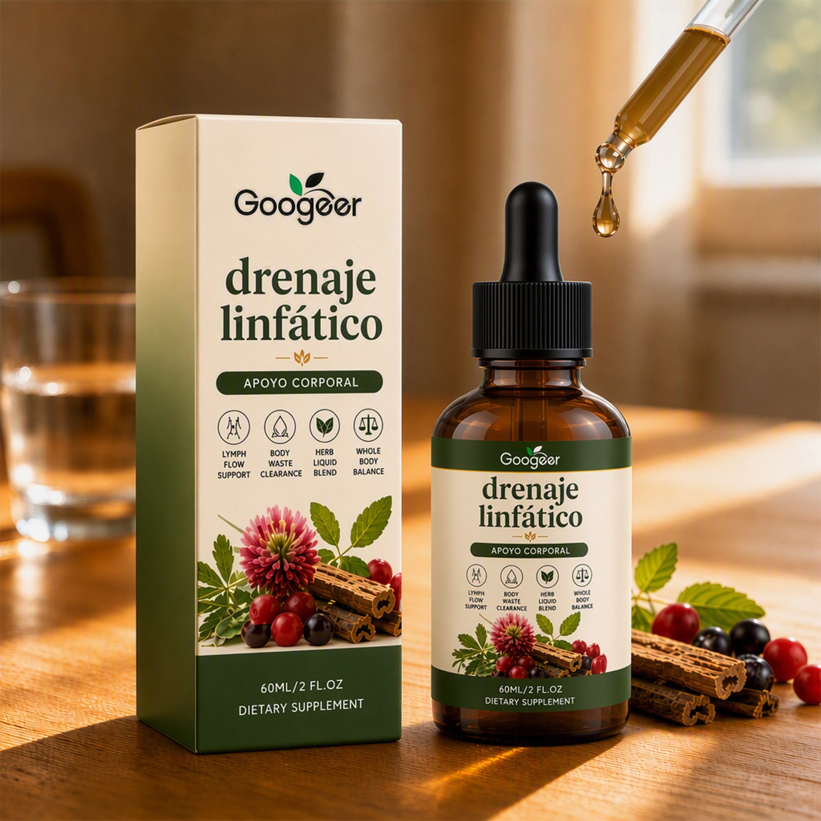 60 мл. Травяные капли Googeer  – обзор и цена Herbal Supplement